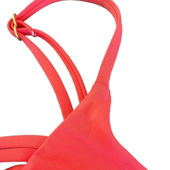 L*SPACE Jaime Bikini Top in Geranium, Size S - Picture 10 of 10